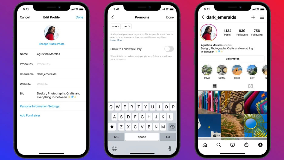 Qu'est-ce que les pronoms Instagram ? Comment les ajouter ?